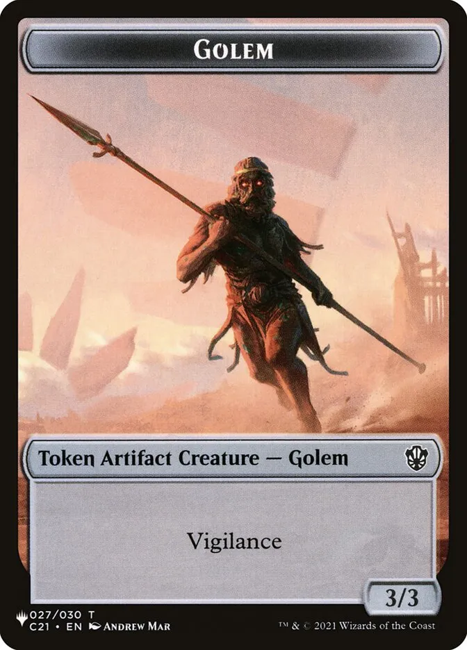 2020 The List Golem common #TC21-27 common card image