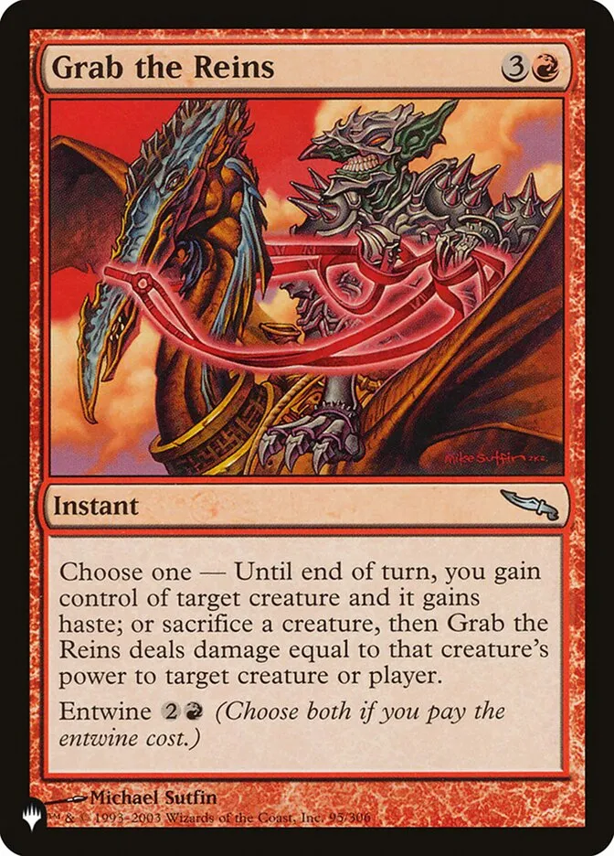 2020 The List Grab the Reins #MRD-95 uncommon card image