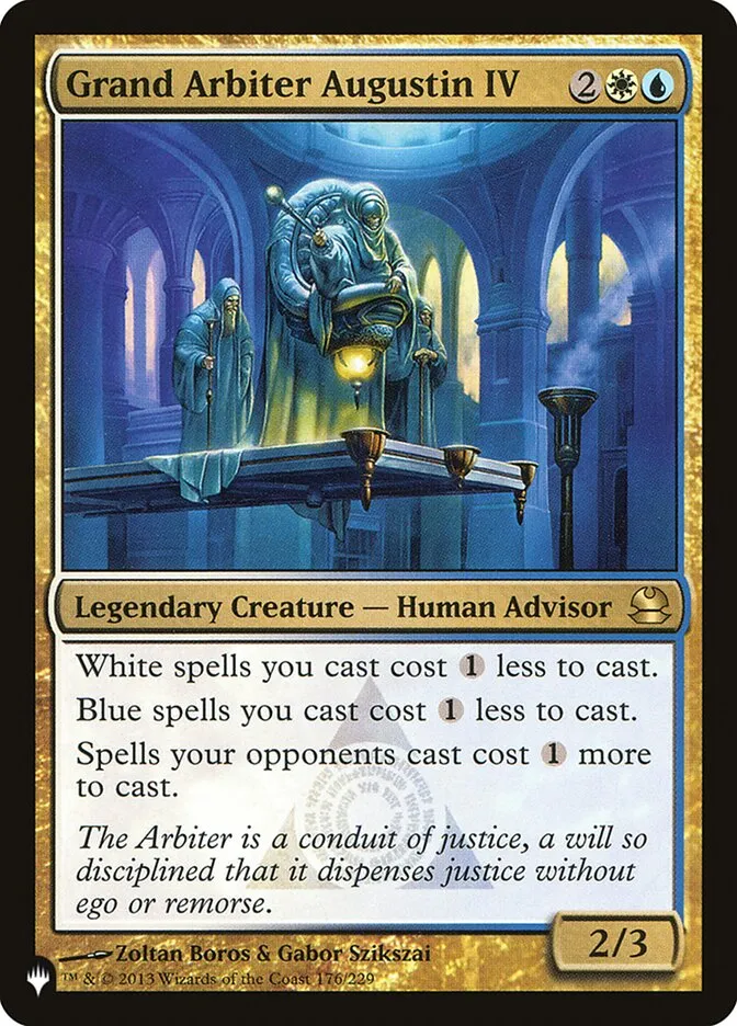 2020 The List Grand Arbiter Augustin IV #MMA-176 rare card image