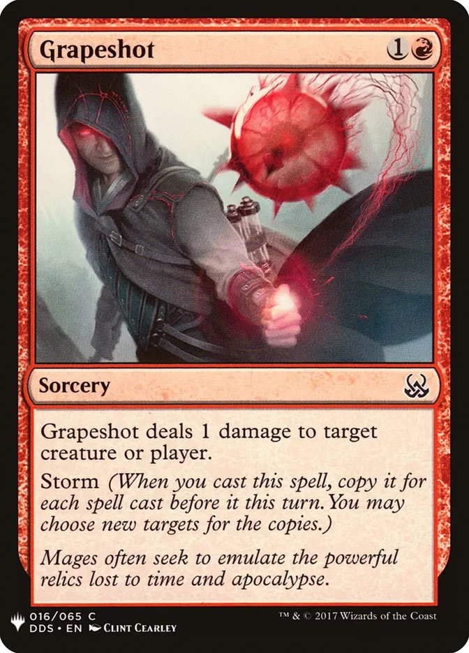 2020 The List Grapeshot common #DDS-16 common card image