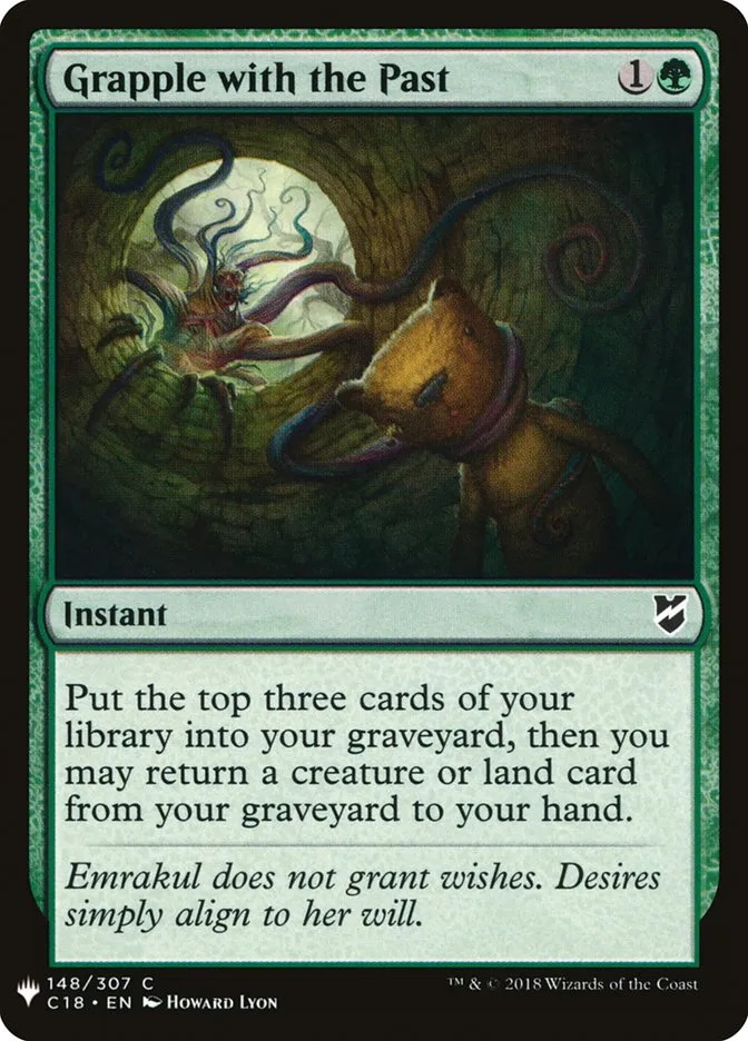 2020 The List Grapple with the Past #C18-148 common card image
