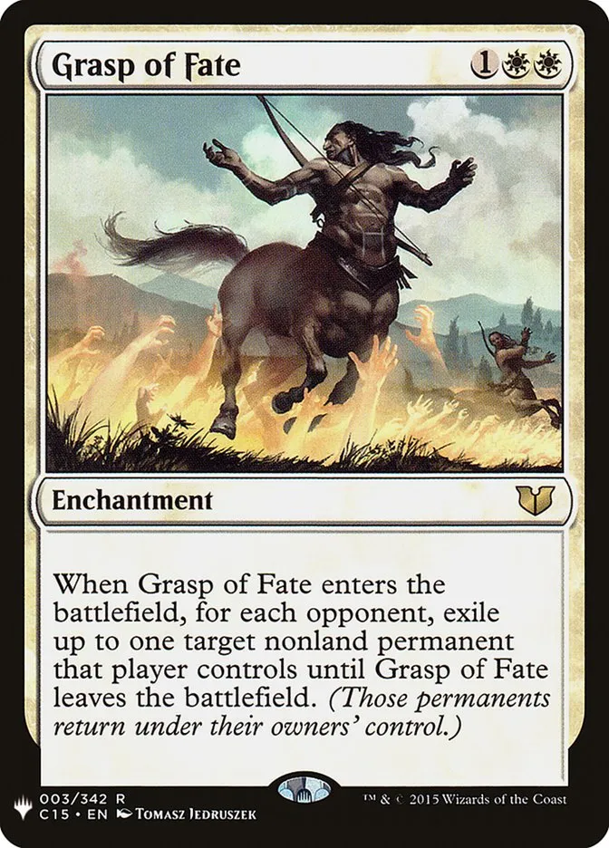 2020 The List Grasp of Fate #C15-3 rare card image