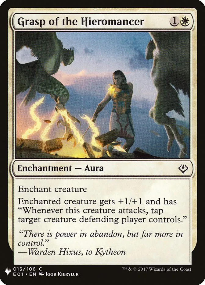 2020 The List Grasp of the Hieromancer #E01-13 common card image