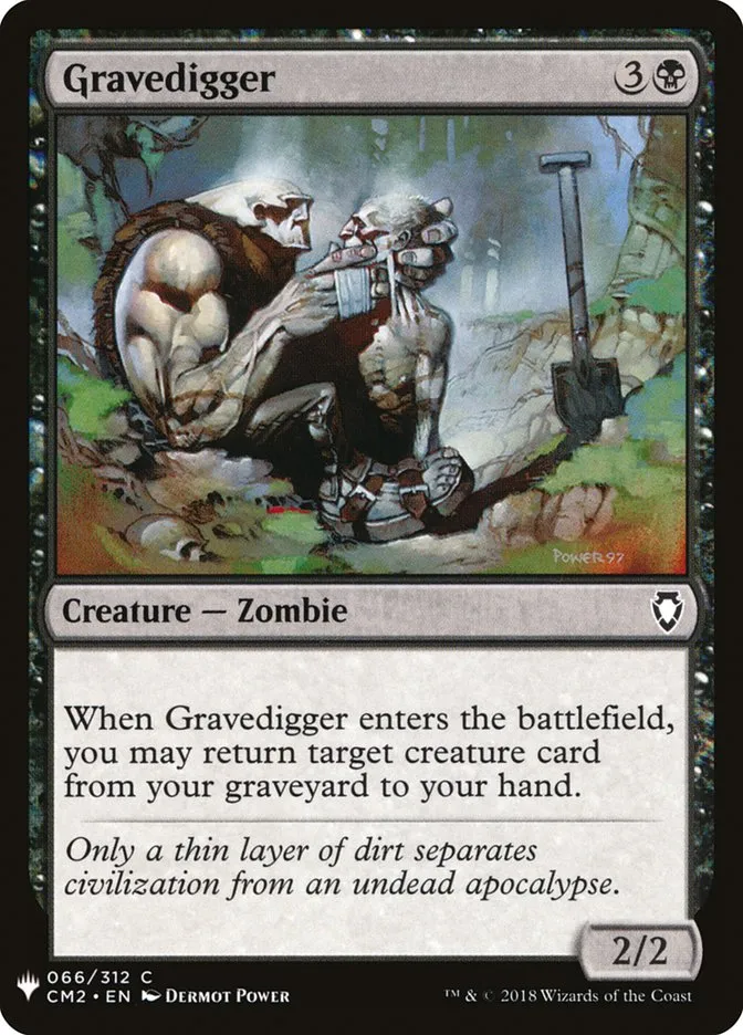 2020 The List Gravedigger common #CM2-66 common card image