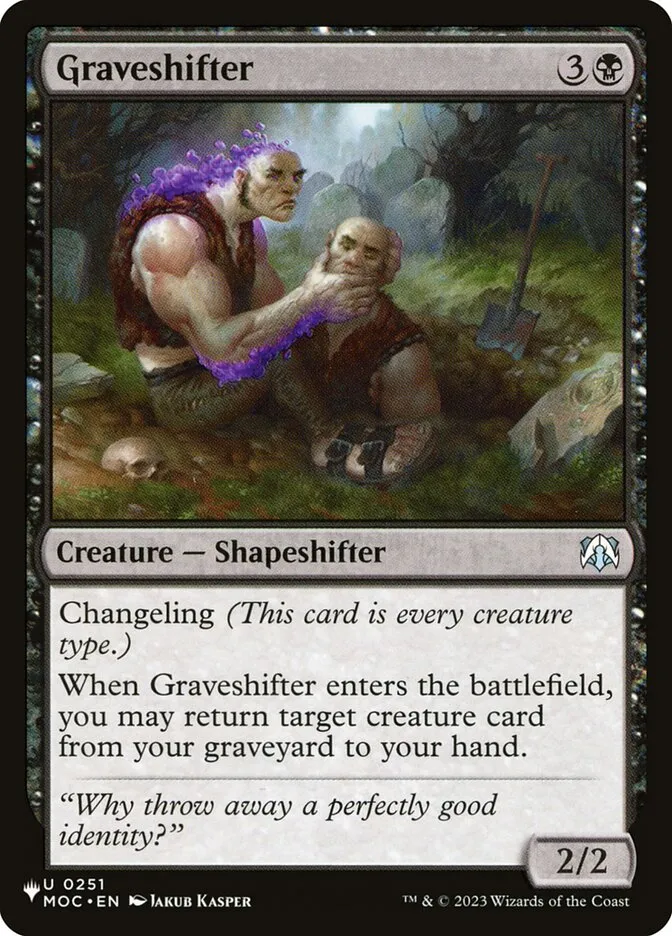 2020 The List Graveshifter uncommon #MOC-251 uncommon card image