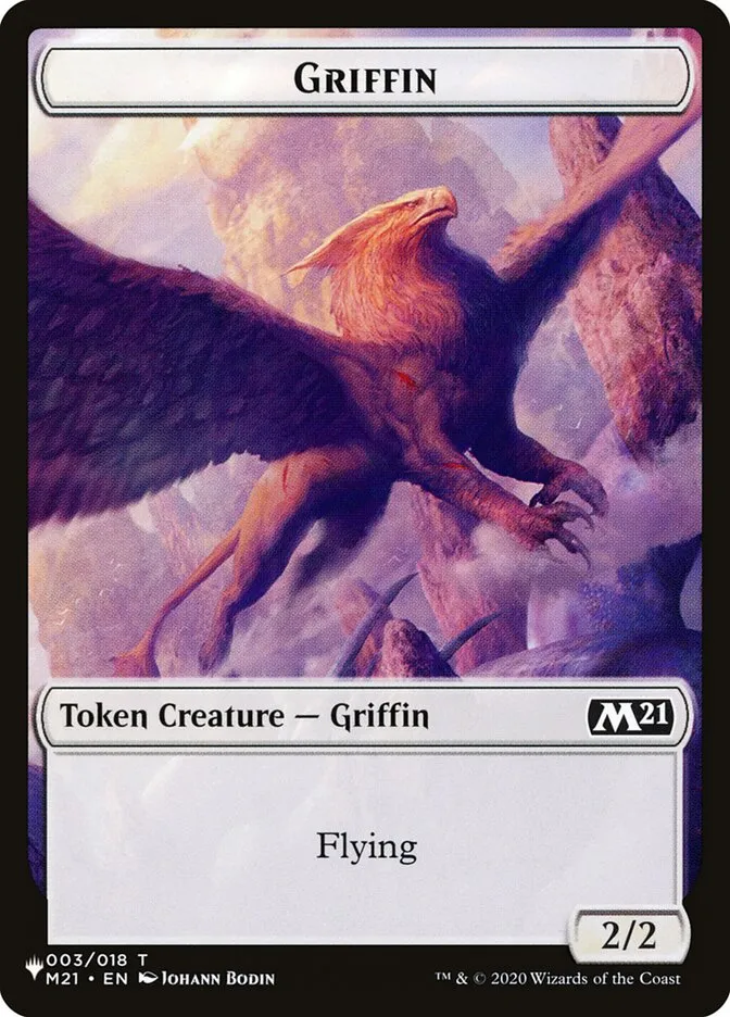 2020 The List Griffin common #TM21-3 common card image