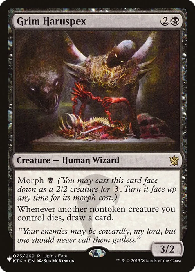 2020 The List Grim Haruspex #UGIN-73 rare card image