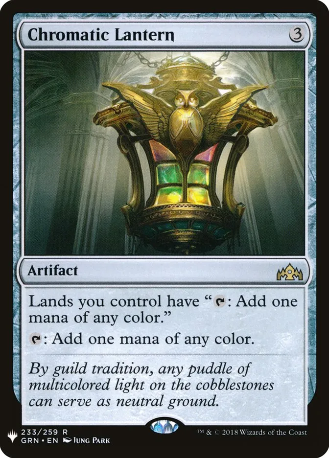 2020 The List Chromatic Lantern #GRN-233 rare card image