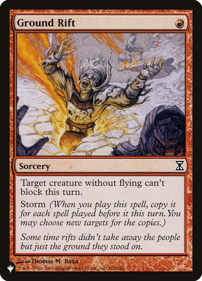 2020 The List Ground Rift #TSP-162 common card image