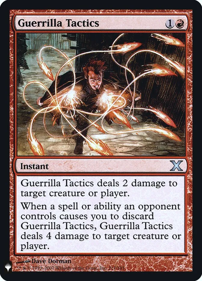 2020 The List Guerrilla Tactics uncommon #10E-211 uncommon card image