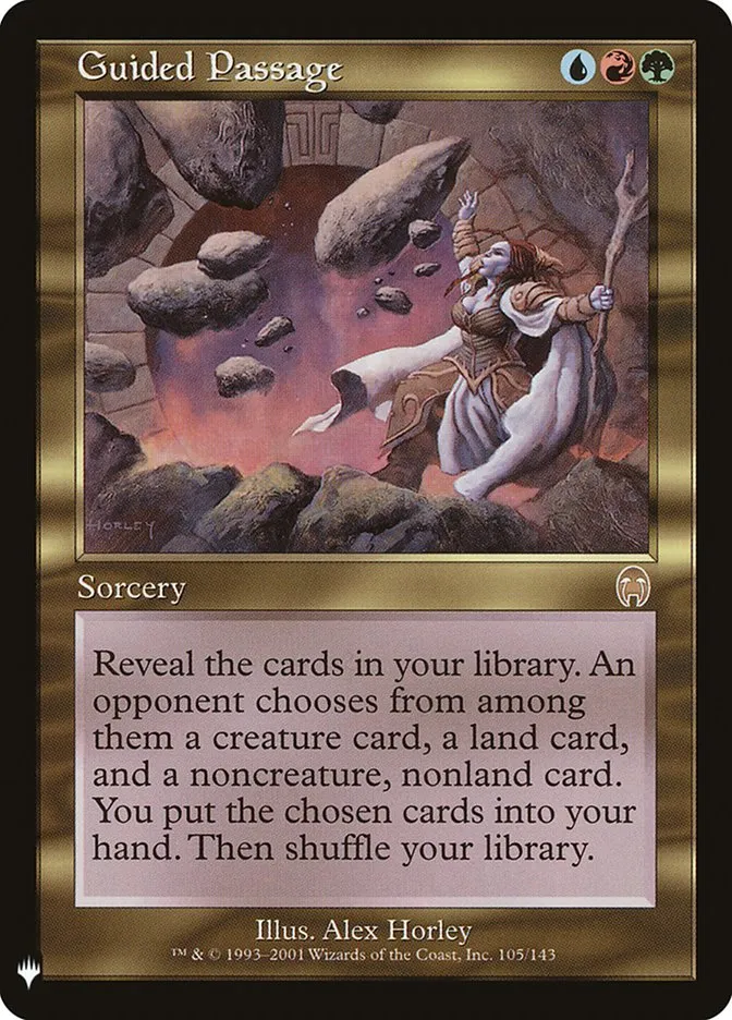 2020 The List Guided Passage #APC-105 rare card image