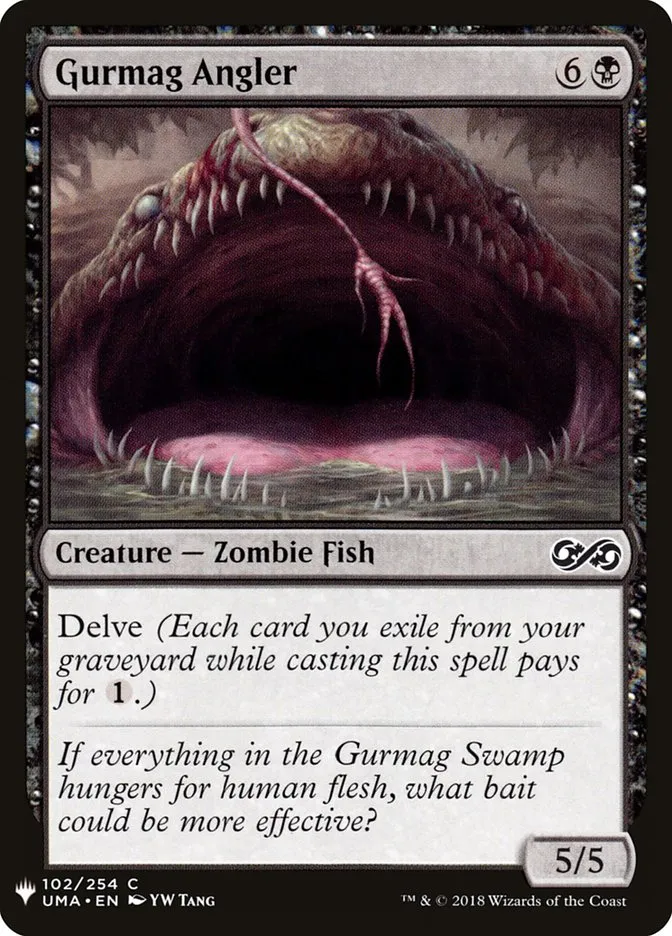2020 The List Gurmag Angler #UMA-102 common card image