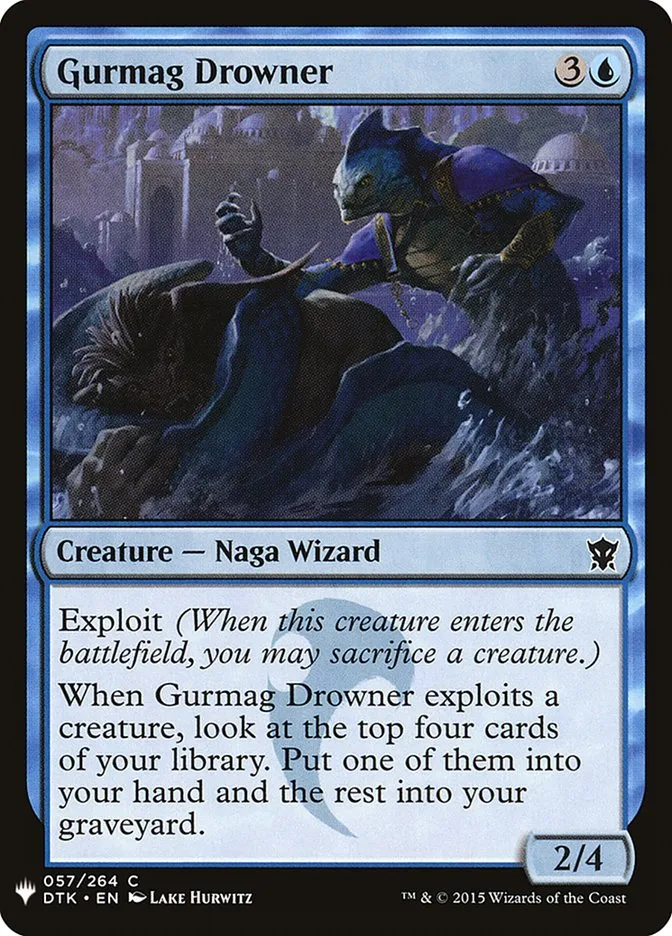 2020 The List Gurmag Drowner #DTK-57 common card image