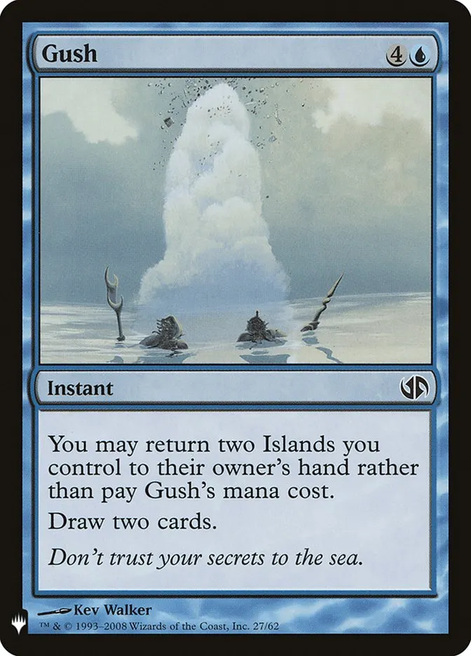 2020 The List Gush common #DD2-27 common card image