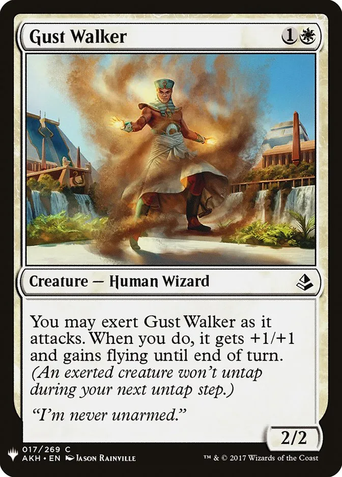 2020 The List Gust Walker common #AKH-17 common card image