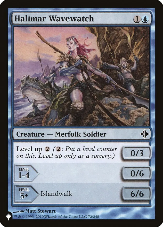 2020 The List Halimar Wavewatch common #ROE-72 common card image