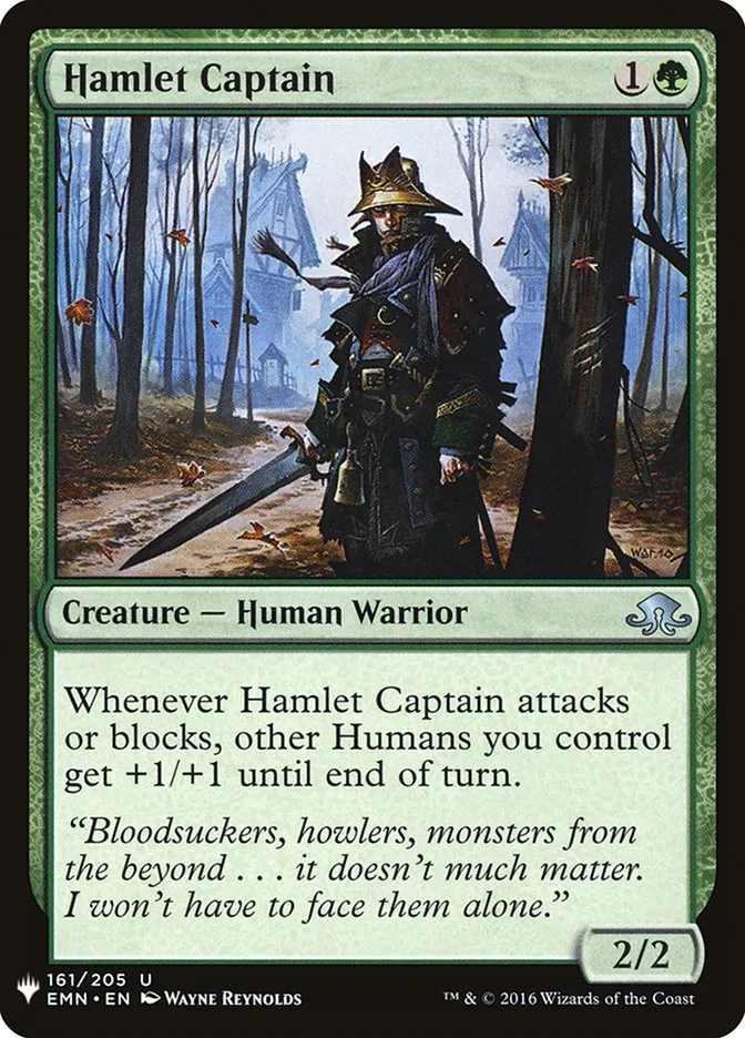 2020 The List Hamlet Captain #EMN-161 uncommon card image