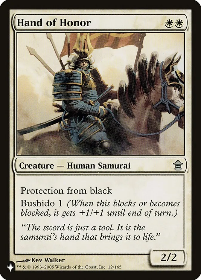 2020 The List Hand of Honor #SOK-12 uncommon card image