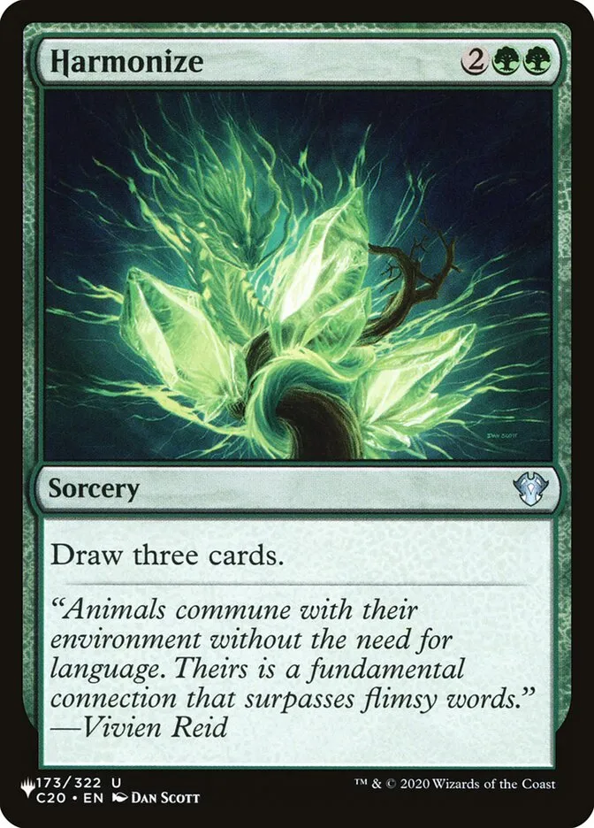 2020 The List Harmonize uncommon #C20-173 uncommon card image