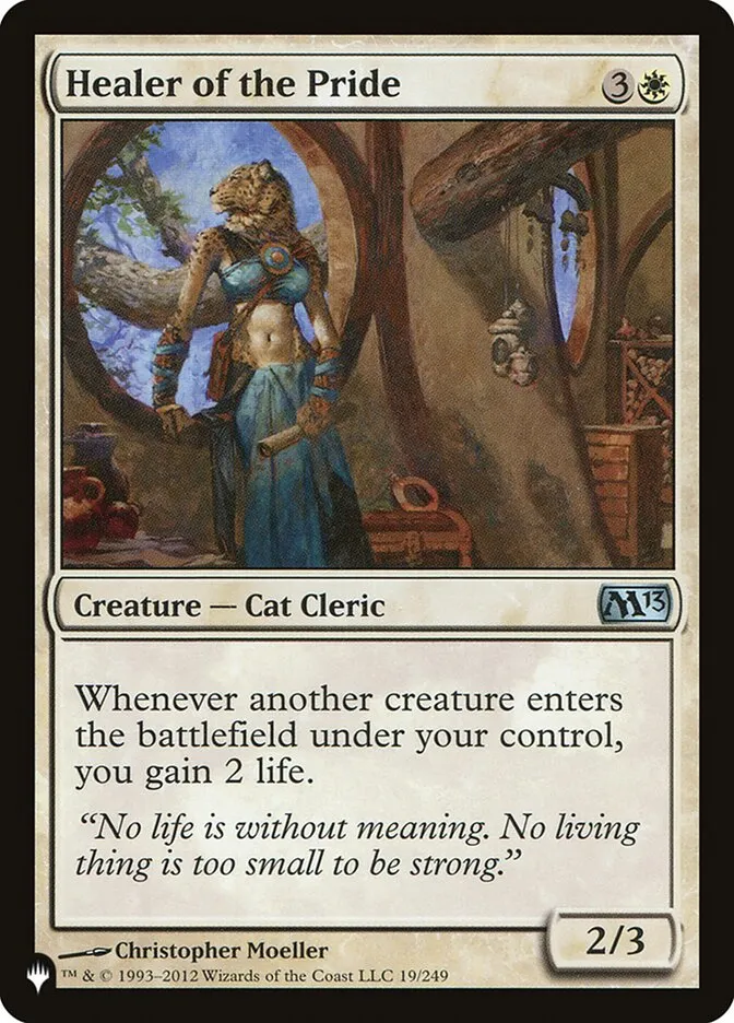 2020 The List Healer of the Pride #M13-19 uncommon card image