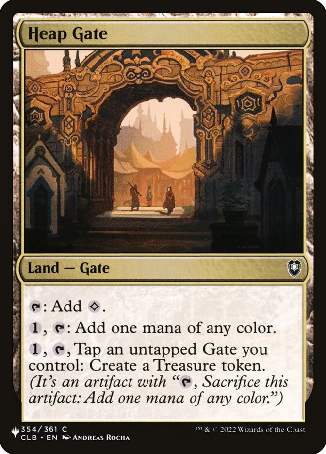 2020 The List Heap Gate #CLB-354 common card image