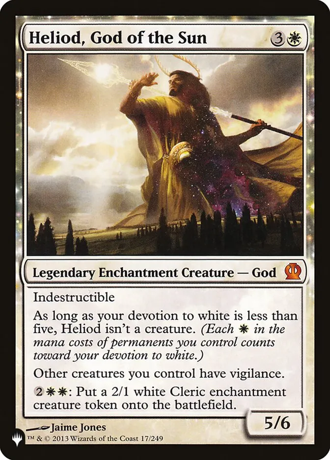 2020 The List Heliod, God of the Sun #THS-17 mythic card image