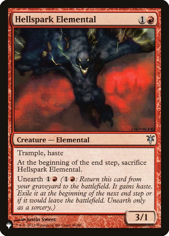 2020 The List Hellspark Elemental uncommon #DDK-46 uncommon card image