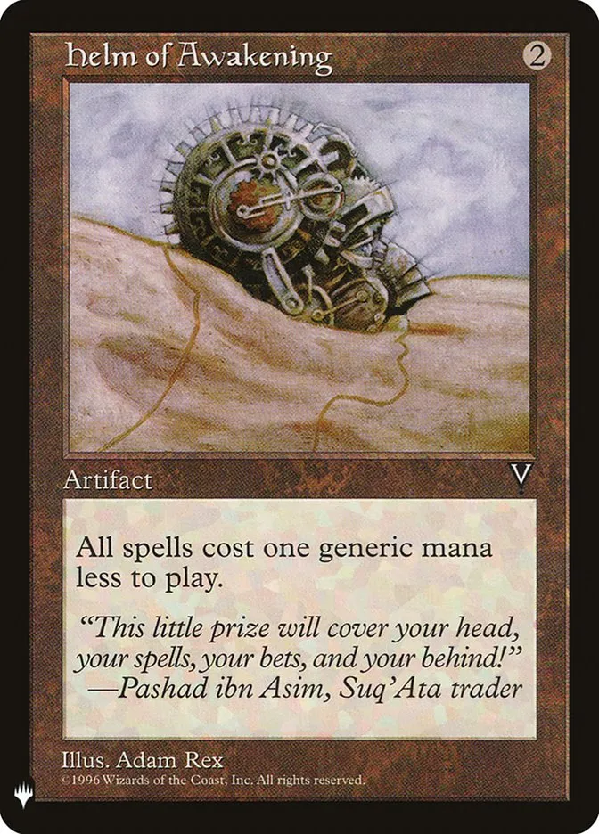 2020 The List Helm of Awakening #VIS-145 uncommon card image