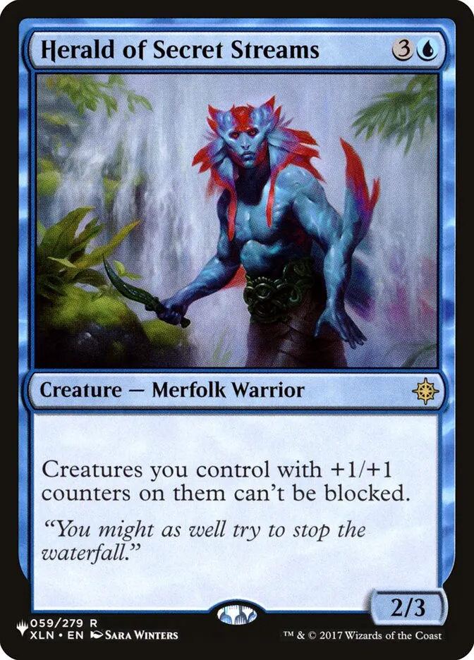 2020 The List Herald of Secret Streams #XLN-59 rare card image