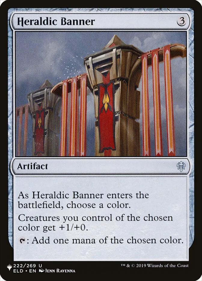 2020 The List Heraldic Banner #ELD-222 uncommon card image