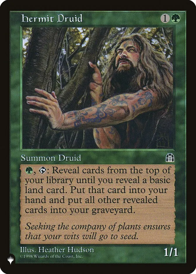 2020 The List Hermit Druid #STH-108 rare card image