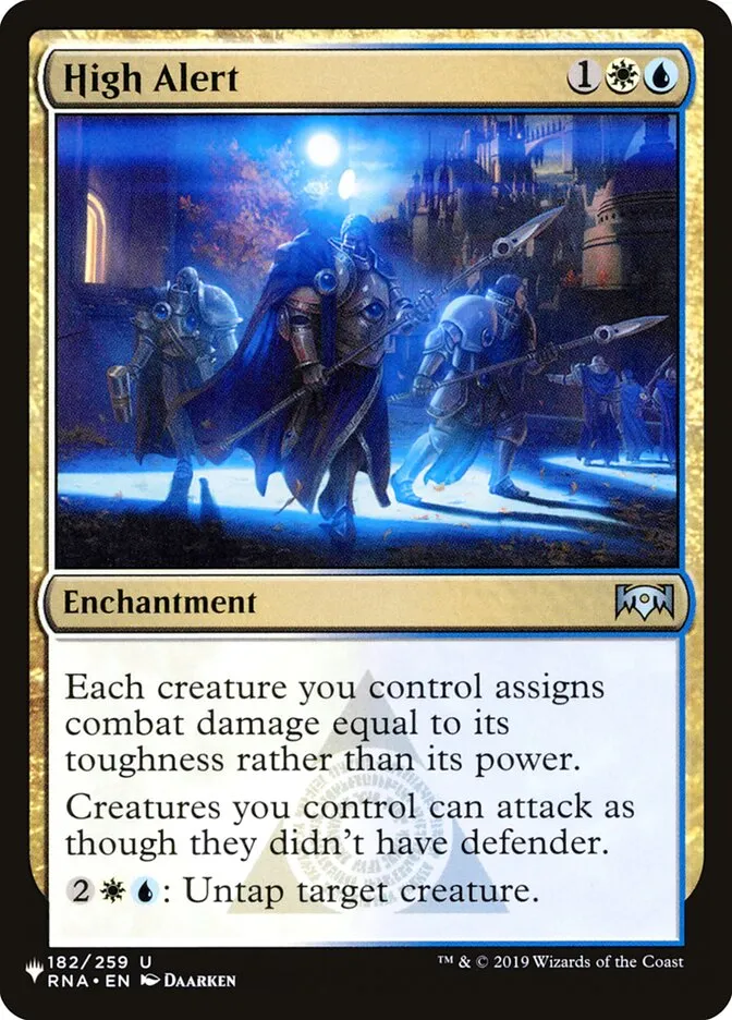 2020 The List High Alert #RNA-182 uncommon card image