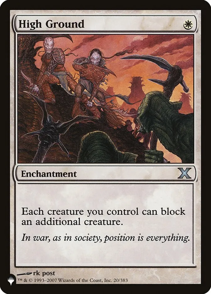 2020 The List High Ground uncommon #10E-20 uncommon card image