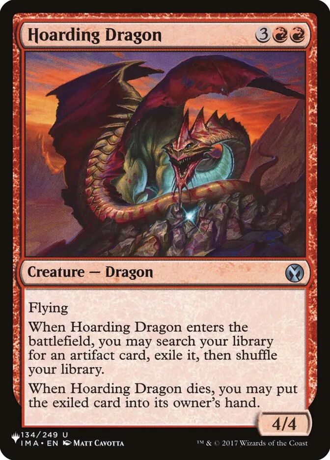 2020 The List Hoarding Dragon #IMA-134 uncommon card image