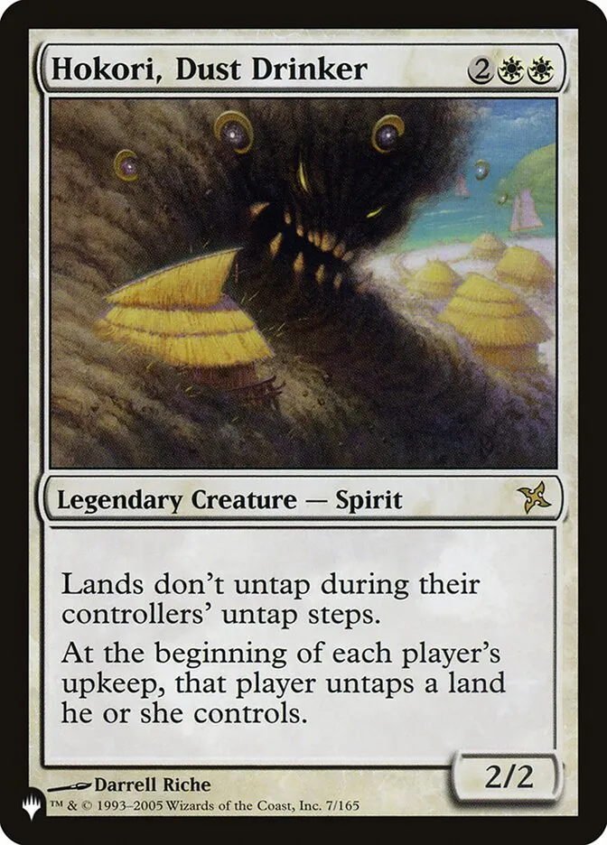 2020 The List Hokori, Dust Drinker #BOK-7 rare card image