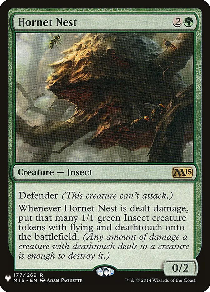2020 The List Hornet Nest #M15-177 rare card image