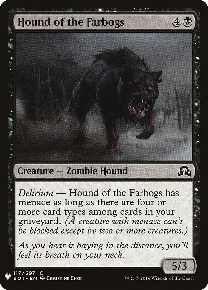 2020 The List Hound of the Farbogs #SOI-117 common card image