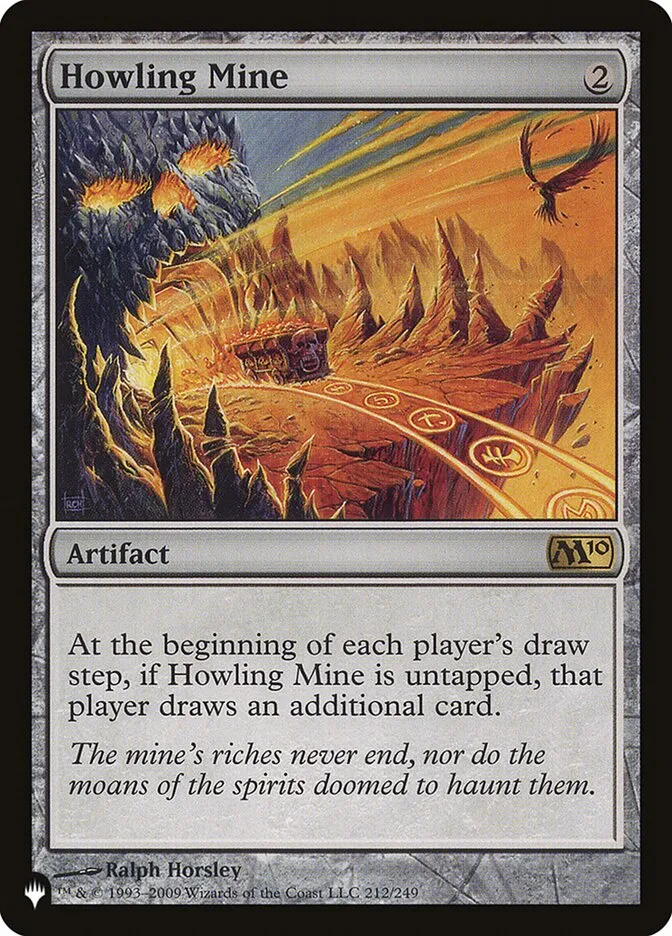 2020 The List Howling Mine #M10-212 rare card image