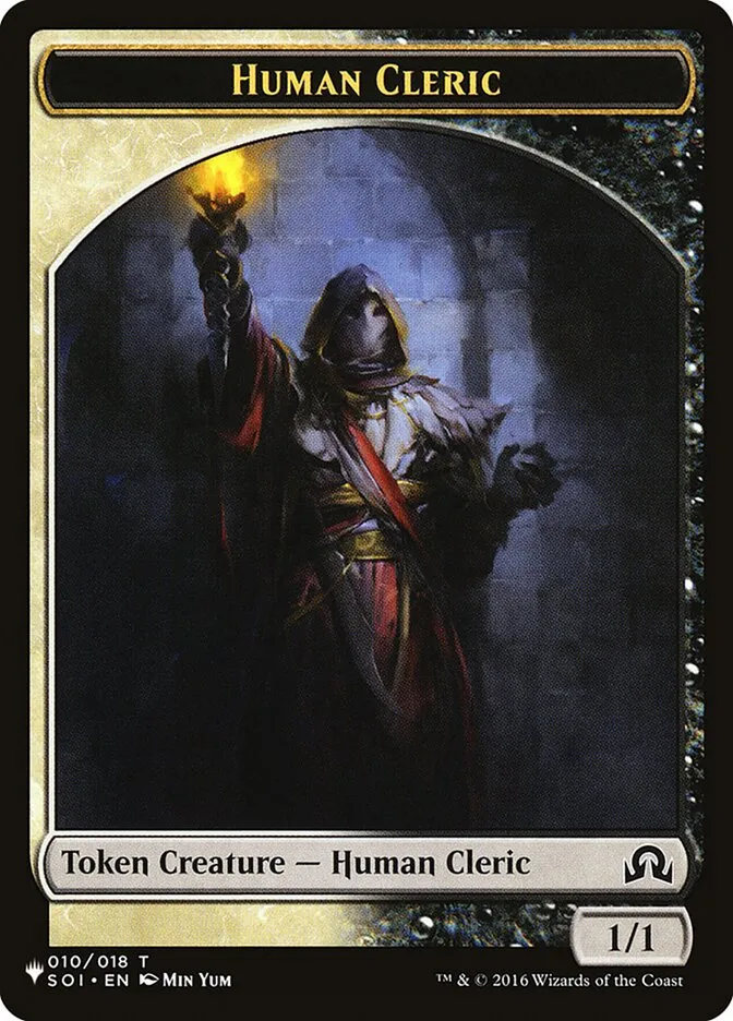 2020 The List Human Cleric #TSOI-10 common card image