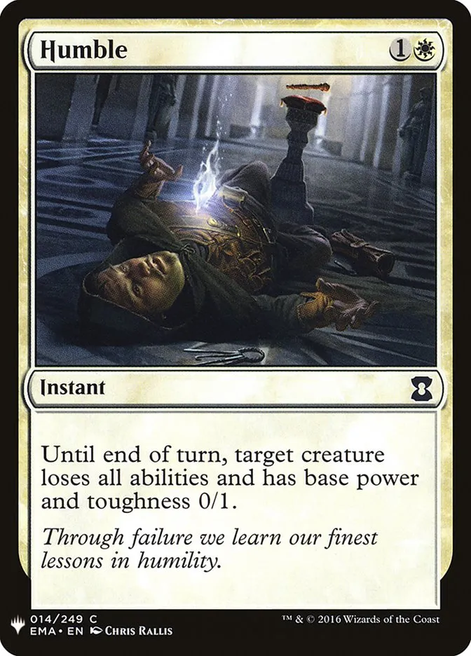 2020 The List Humble common #EMA-14 common card image