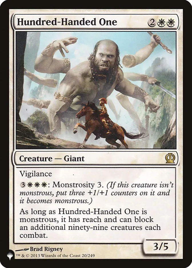 2020 The List Hundred-Handed One #THS-20 rare card image