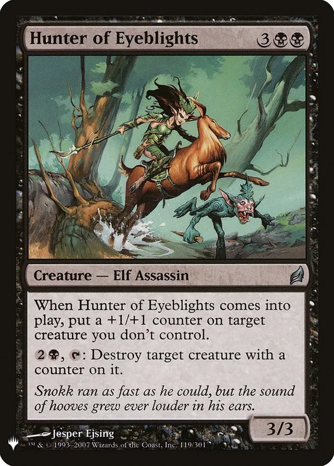 2020 The List Hunter of Eyeblights #LRW-119 uncommon card image