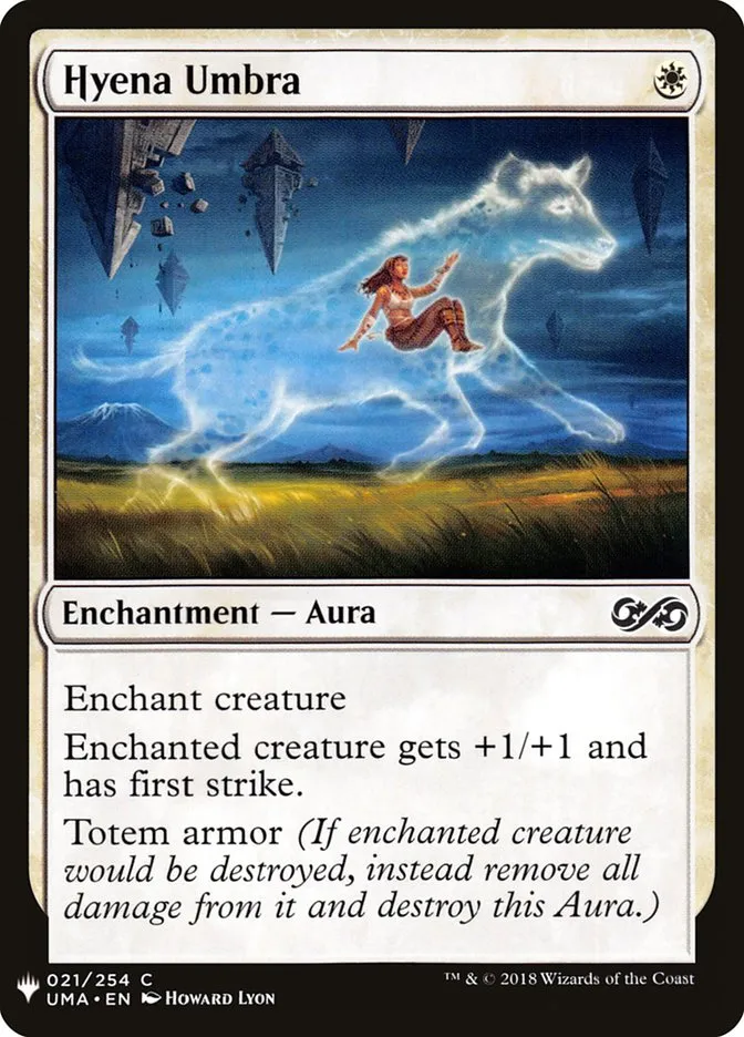 2020 The List Hyena Umbra #UMA-21 common card image