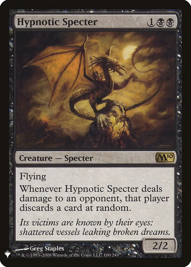 2020 The List Hypnotic Specter #M10-100 rare card image