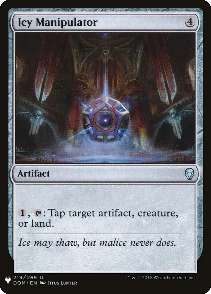 2020 The List Icy Manipulator #DOM-219 uncommon card image