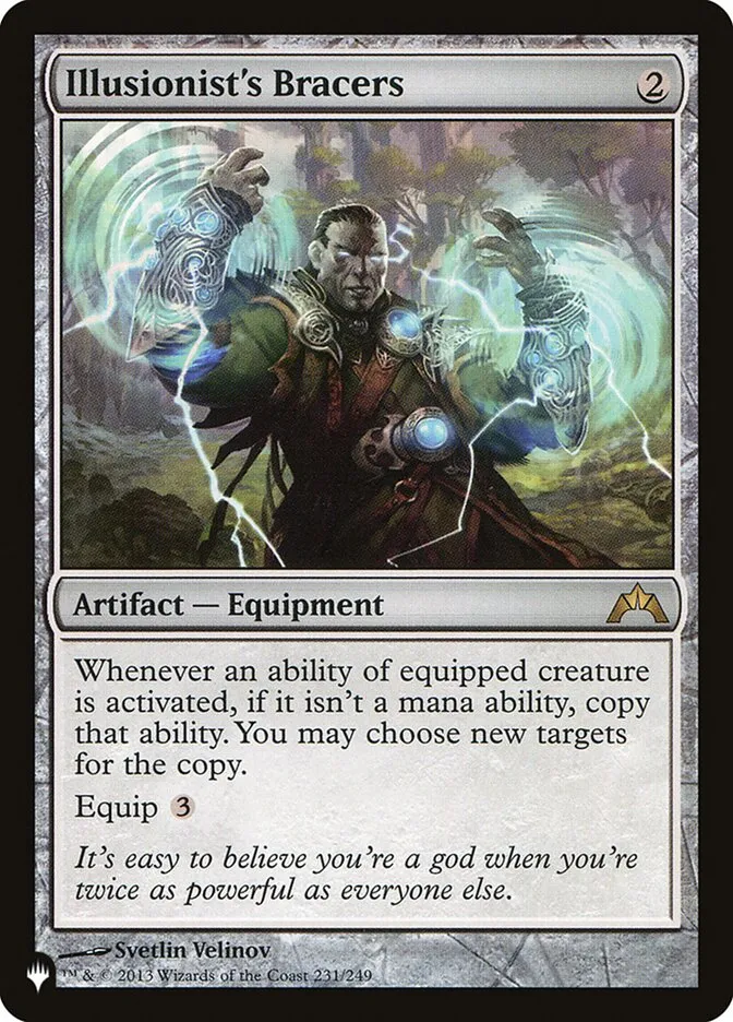 2020 The List Illusionist's Bracers #GTC-231 rare card image