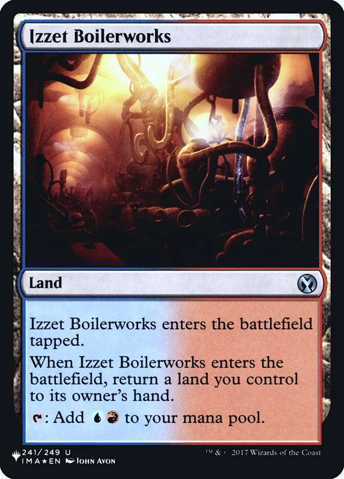 2020 The List Izzet Boilerworks #IMA-241 uncommon card image