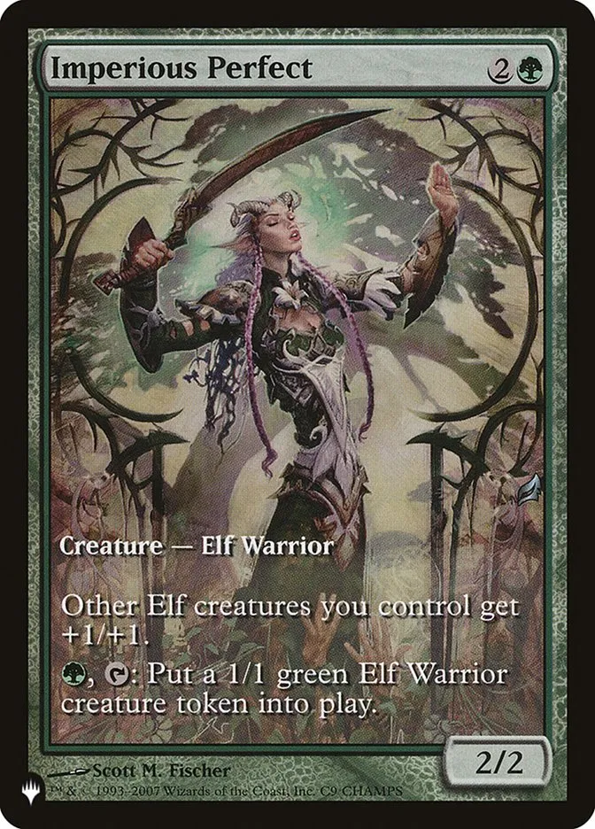 2020 The List Imperious Perfect uncommon #PCMP-9 uncommon card image