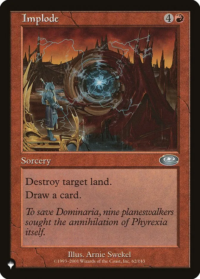 2020 The List Implode uncommon #PLS-62 uncommon card image