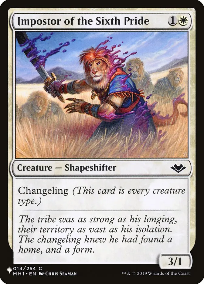 2020 The List Impostor of the Sixth Pride #MH1-14 common card image
